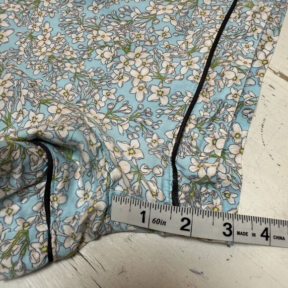 Bed Head Pajamas Set Short Sleeves Shorts Flannel Medium Organic Cotton Lounge - Picture 15 of 16